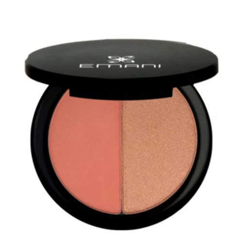 Emani Bora Bora Radiant Duo Blush Highlighter 1 Emani Bora Bora Radiant Duo Blush Highlighter