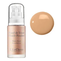 T LeClerc Matte Fluid Foundation 04 - Beige Abricot Mat -Fashion Cosmetics Shop Matte Fluid Foundation SPF 15 05 Beige Ambre Mat new 22310 4015 detail